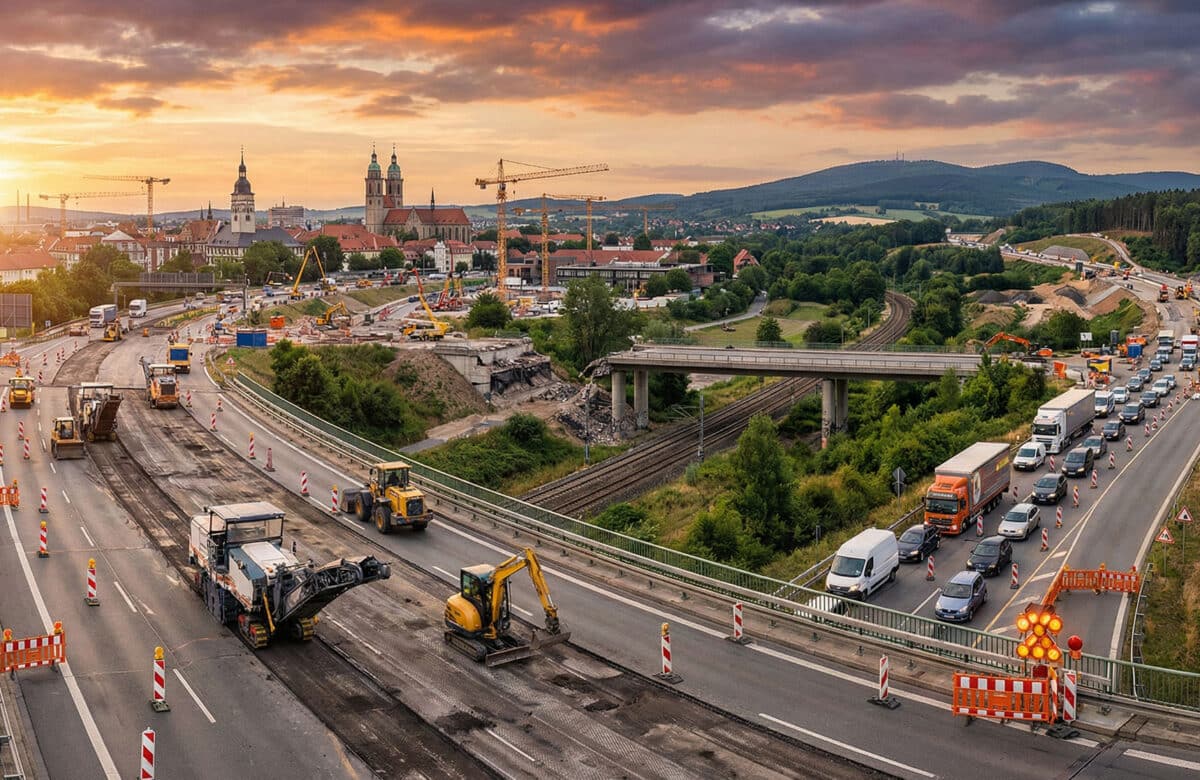 Baustellen-Chaos 2026: Die wichtigsten Sperrungen in Wolfenbüttel, Braunschweig & Harz